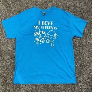 🤍Snowman Teacher T-Shirt